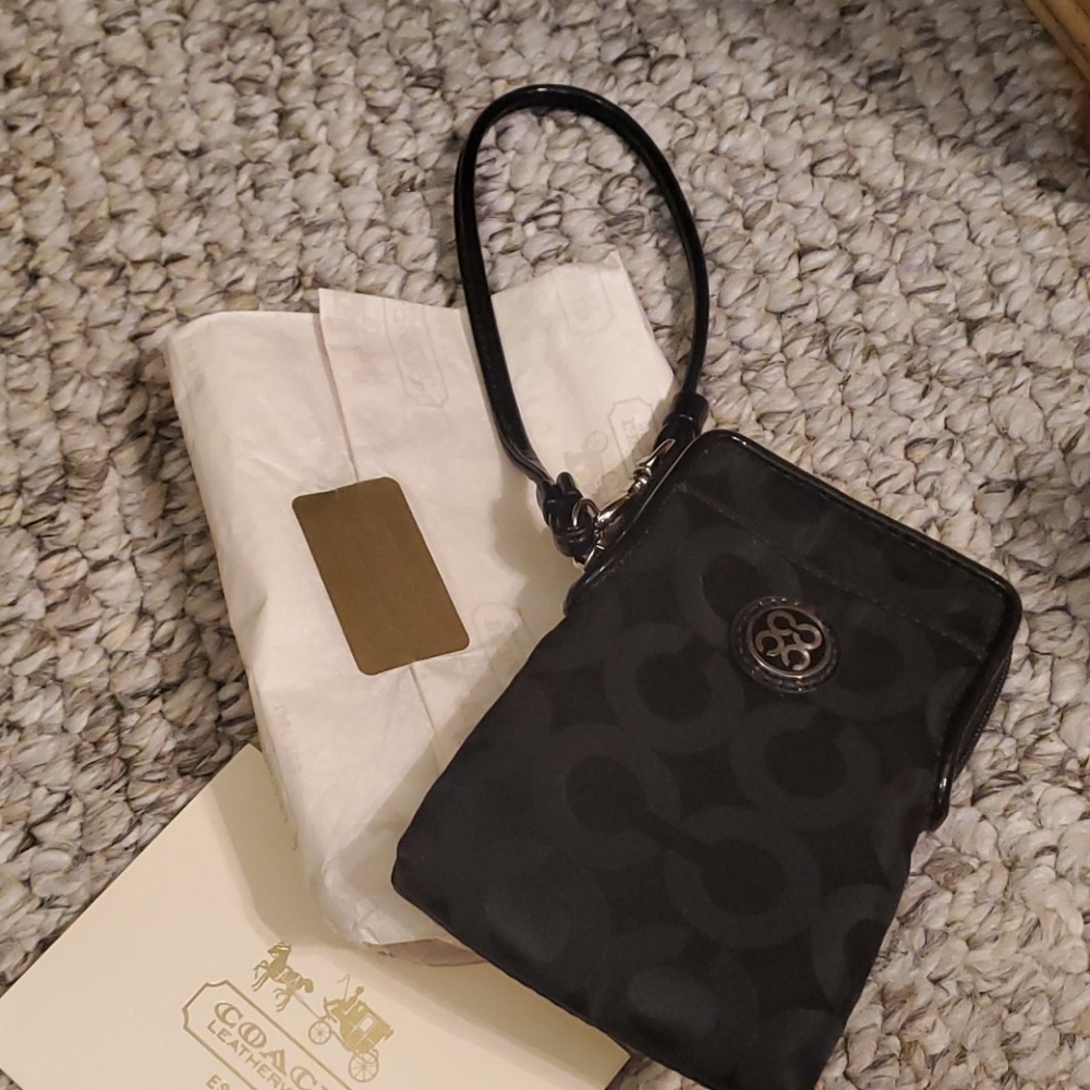 Coach Wrist Credit Card Wristbag